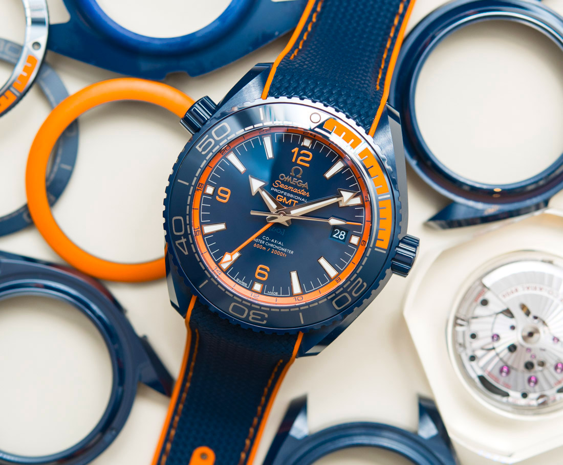 Omega Seamaster Planet Ocean Big Blue Ceramic GMT Replica Watches Hands-On