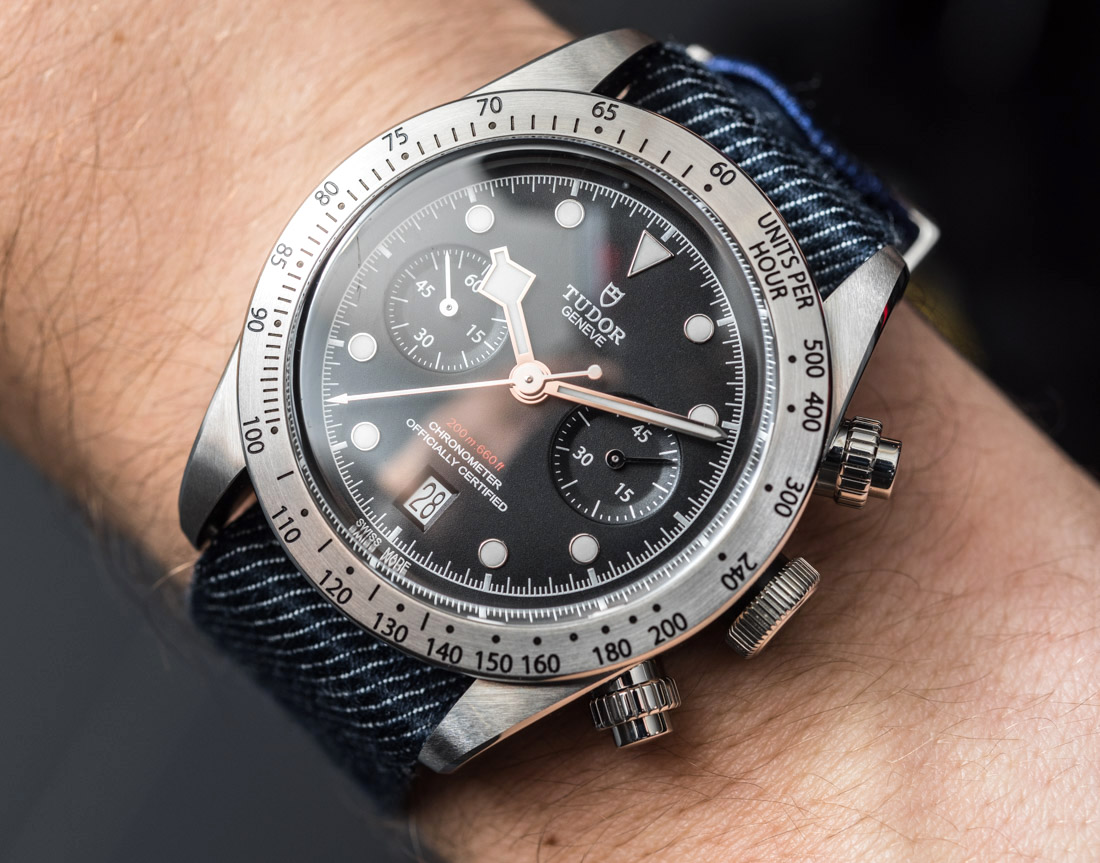 Charming And Unique UK Tudor Heritage Black Bay Chronograph Replcia Watches Hands-On