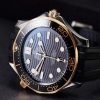 Replica Omega Seamaster 300 M Diving Wristwatches With Blue Dial For Men