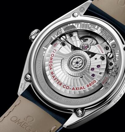 The movement could be viewed through the transparent caseback.