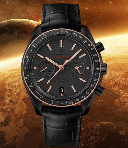 Review On Replica Omega Speedmaster “Dark Side Of The Moon” With Matt Gray Dial