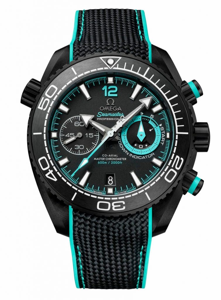 The Cheap Replica Omega Seamaster Planet Ocean 600M Chronograph Deep Black ETNZ Edition