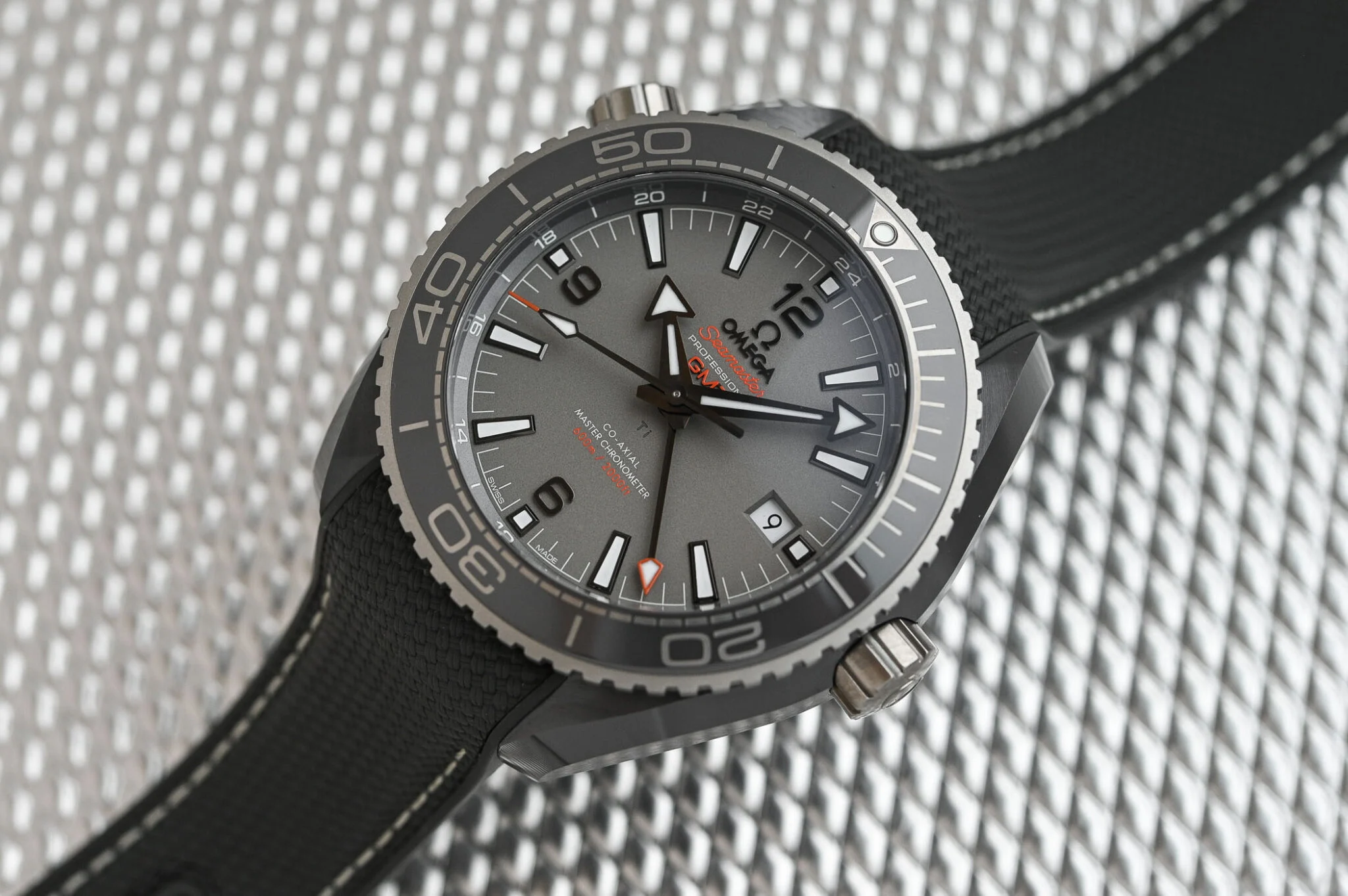 The Best 1:1 Replica Omega Seamaster Planet Ocean 600M Dark Grey GMT