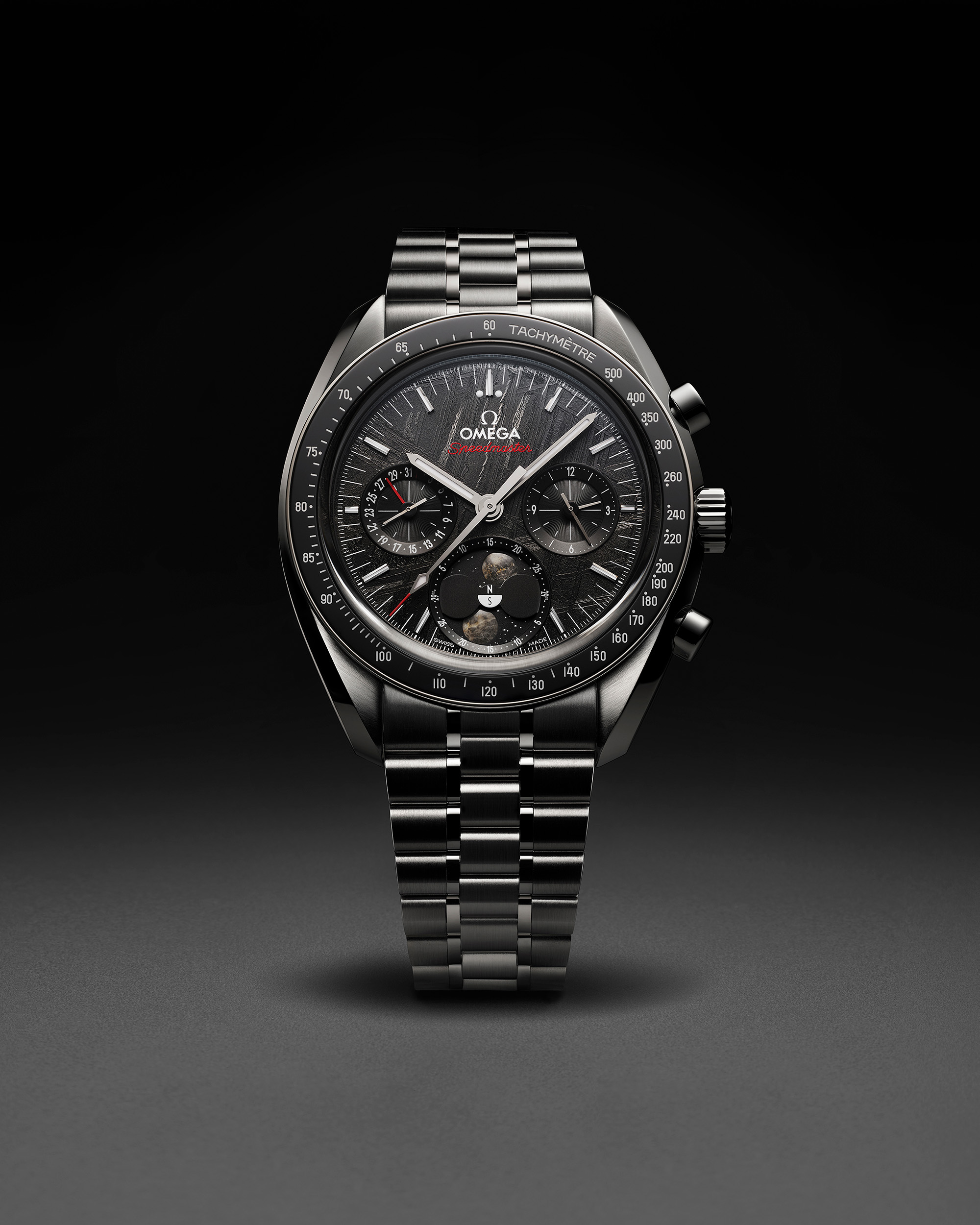 UK Best Replica Omega Speedmaster Moonphase Meteorite Watches