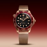 UK Luxury Replica Omega Seamaster Diver 300M Bronze Gold And Burgundy Watches